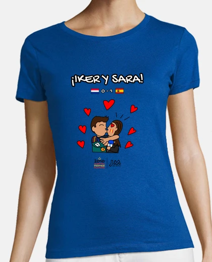 Camiseta Beso de Iker Casillas a Sara Carbonero - Final Mundial 2010