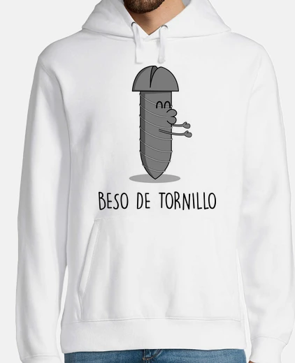 Sudadera Beso de Tornillo Black