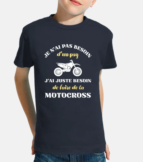 Vêtements besoin de psy motocross humour cross
