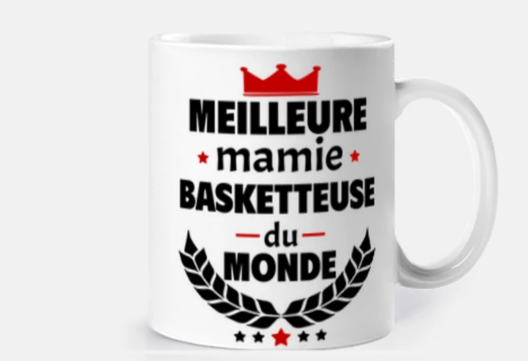Cup best basketball granny in the world