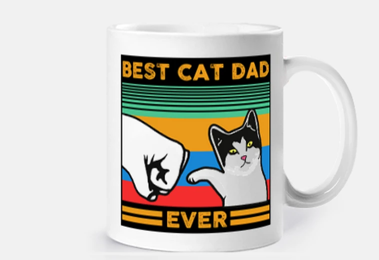 Taza Best Cat Dad
