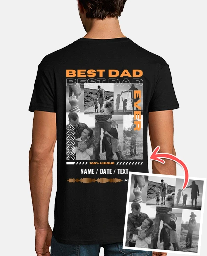 Tee-shirt Best dad ever personnalisable