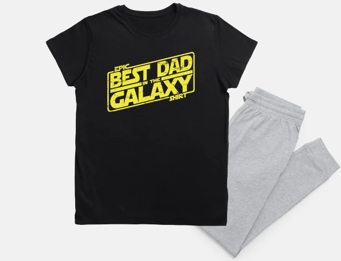 Pyjama best dad in the galaxy