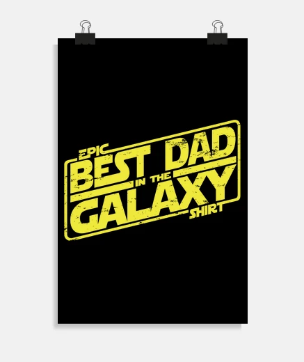 Poster best dad in the galaxy