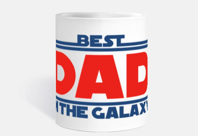 Tazza Best Dad in the Galaxy regali festa del papà economici