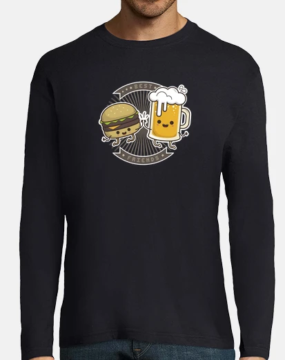 Tee-shirt best friends - bière entre amis et burg