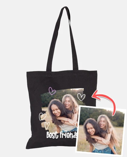 best friends heart bag