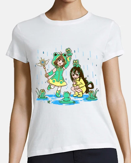 T-shirt best frog girls - womans baseball shirt