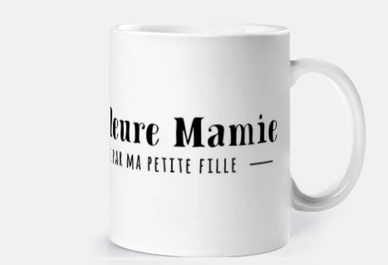Cup best granny elected little girl