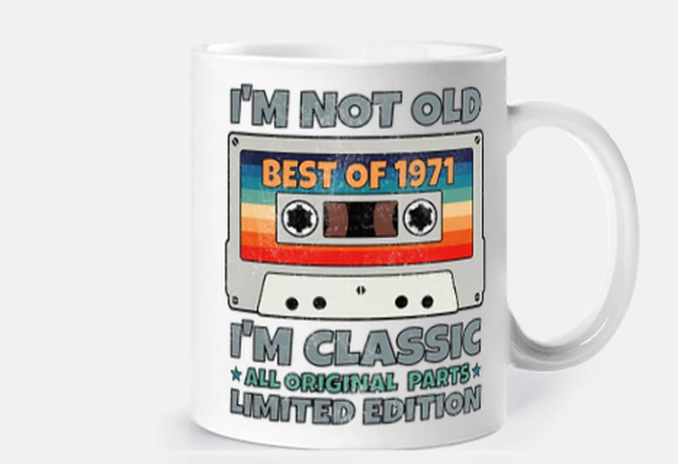 Cup best of 1971 limited edition gift