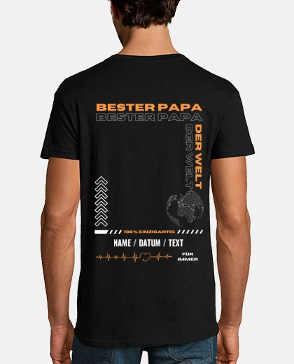 T-shirt best papà - c