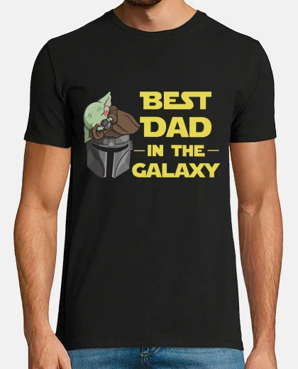 Tee-shirt best papa de la galaxy