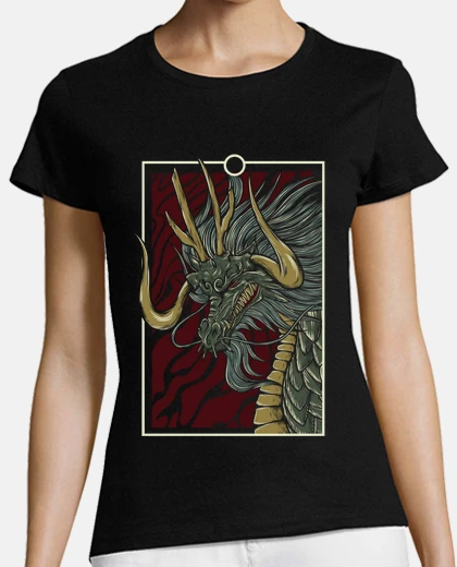 Camiseta bestia mítica dragón pirata