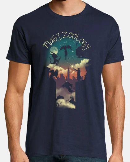 Camiseta bestias mágicas camisa para hombre