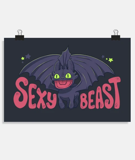 Poster bête sexy