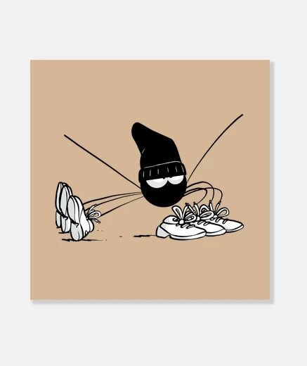 Lienzo Beth la araña - el sombrero