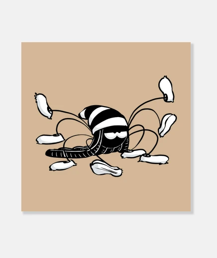 Lienzo beth la araña - la rasta
