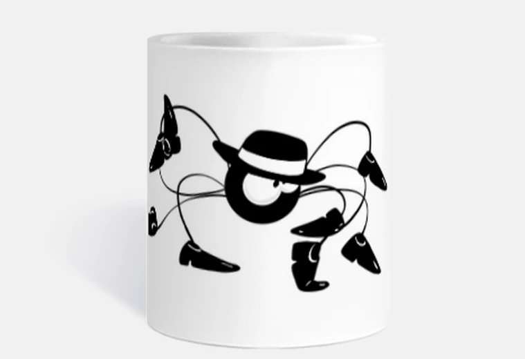Cup beth the spider - the moonwalk