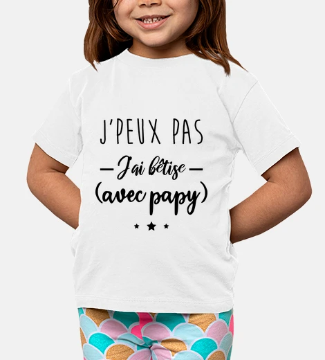 Vêtements bêtise avec papy