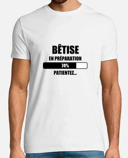 Tee-shirt Bêtise en préparation... Enfant / Bébé