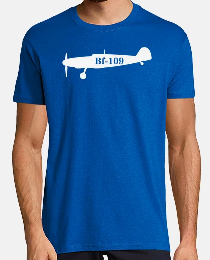 T-shirt bf109 side bianco in