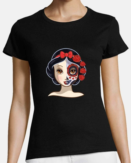 T-shirt biancaneve catrina donna, manica corta