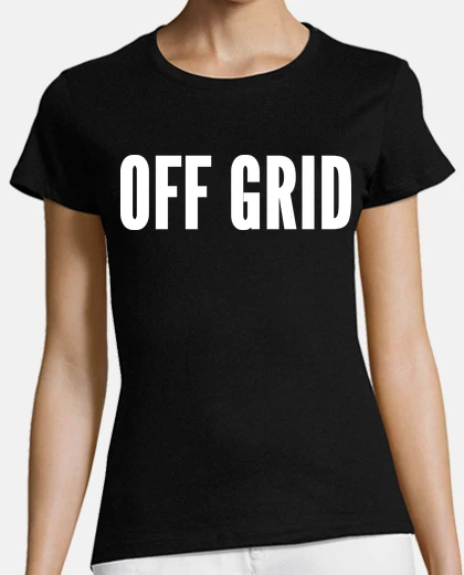 T-shirt bianco fuori griglia