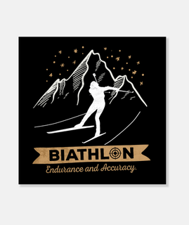 biathlon cross country skiing