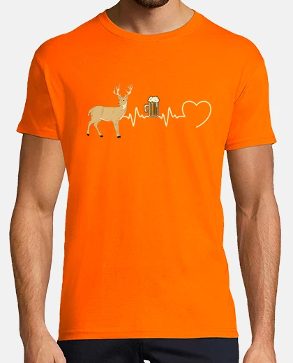 T-shirt bibita al cervo caccia umoristica