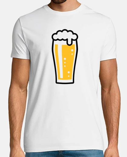 T-shirt bicchiere da birra - bevitore - pale al