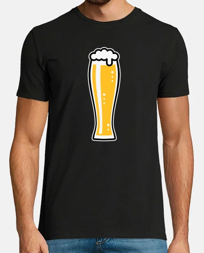 T-shirt bicchiere da birra di frumento - bevito
