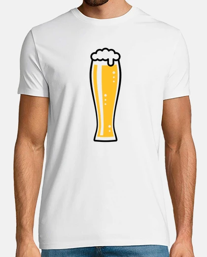 T-shirt bicchiere da birra di frumento - bevito