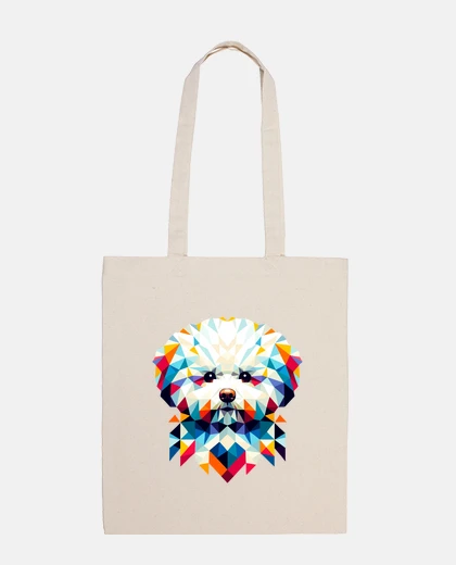 Bichon Frise Geométrico. Mosaico Canino