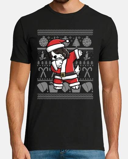Camiseta Bichón Habanero Dab Disfraz Navidad