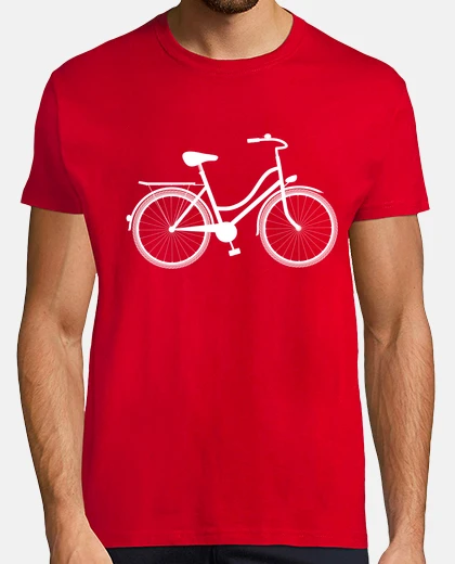 Camiseta bicicleta blanca