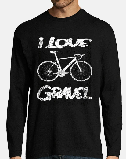 Camiseta bicicleta de grava me encanta la grava