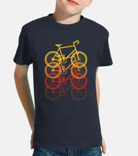 Ropa bicicleta retro naranja rojo