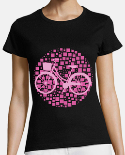 bicicleta de paseo rosa