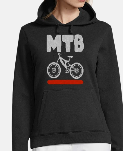 Felpa bicicletta ciclista mountain bike 8 bit