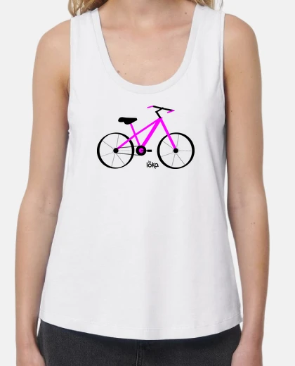T-shirt bicicletta rosa