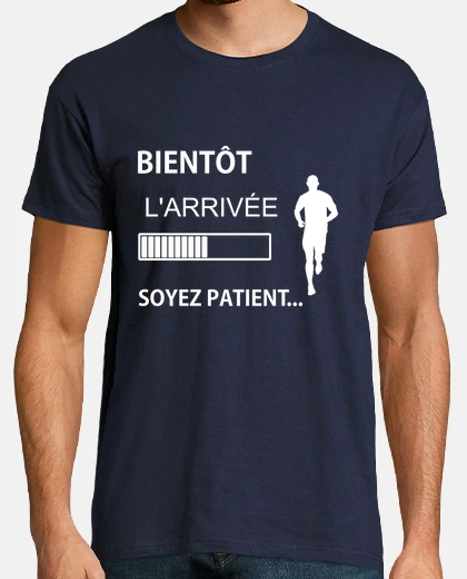 Tee-shirt Bientôt larrivée soyez patient...