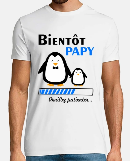 Tee-shirt Bientôt papy futur grand-père