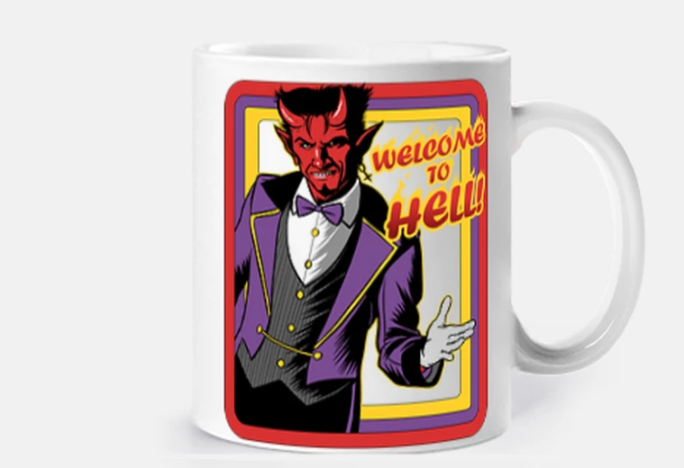 Taza Bienvenido al Infierno