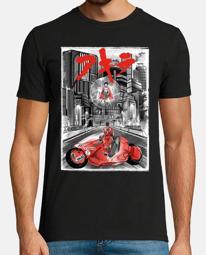 Tee-shirt bienvenue au néo-tokyo (noir)