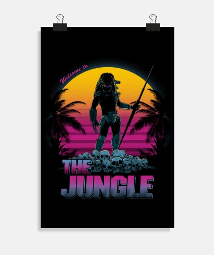 Poster bienvenue dans la jungle