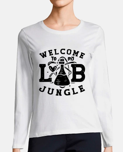 Tee-shirt bienvenue dans mon labo jungle tech sci