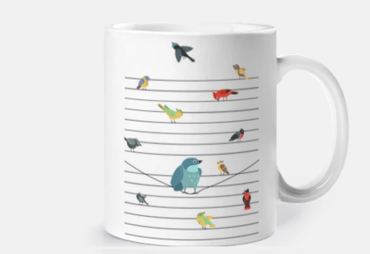 Cup big bird