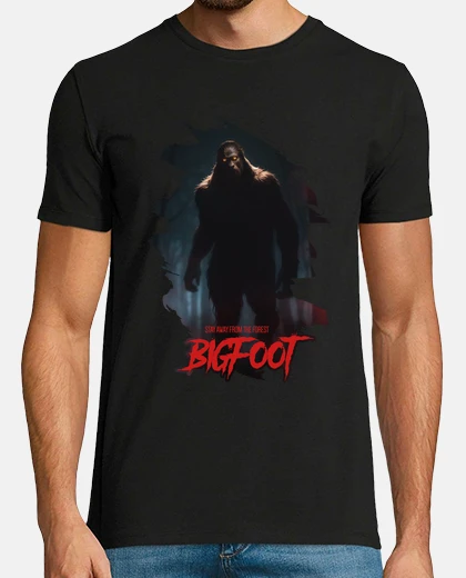 T-shirt big foot: stai lontano los foreste che 