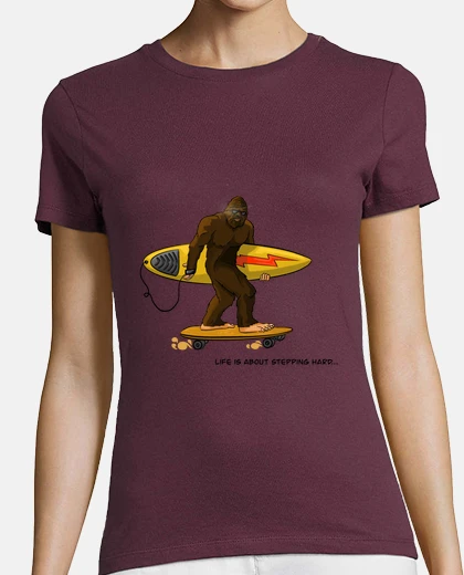 Playera Big foot surfer version 2