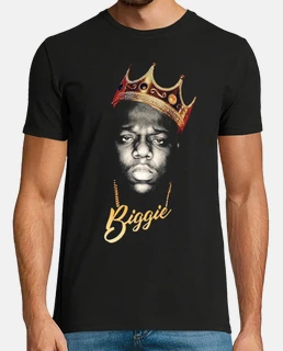 biggie smalls couronne noire et blanche